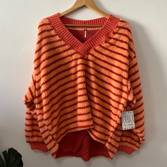 Faux Fur Vneck Pullover | Poshmark
